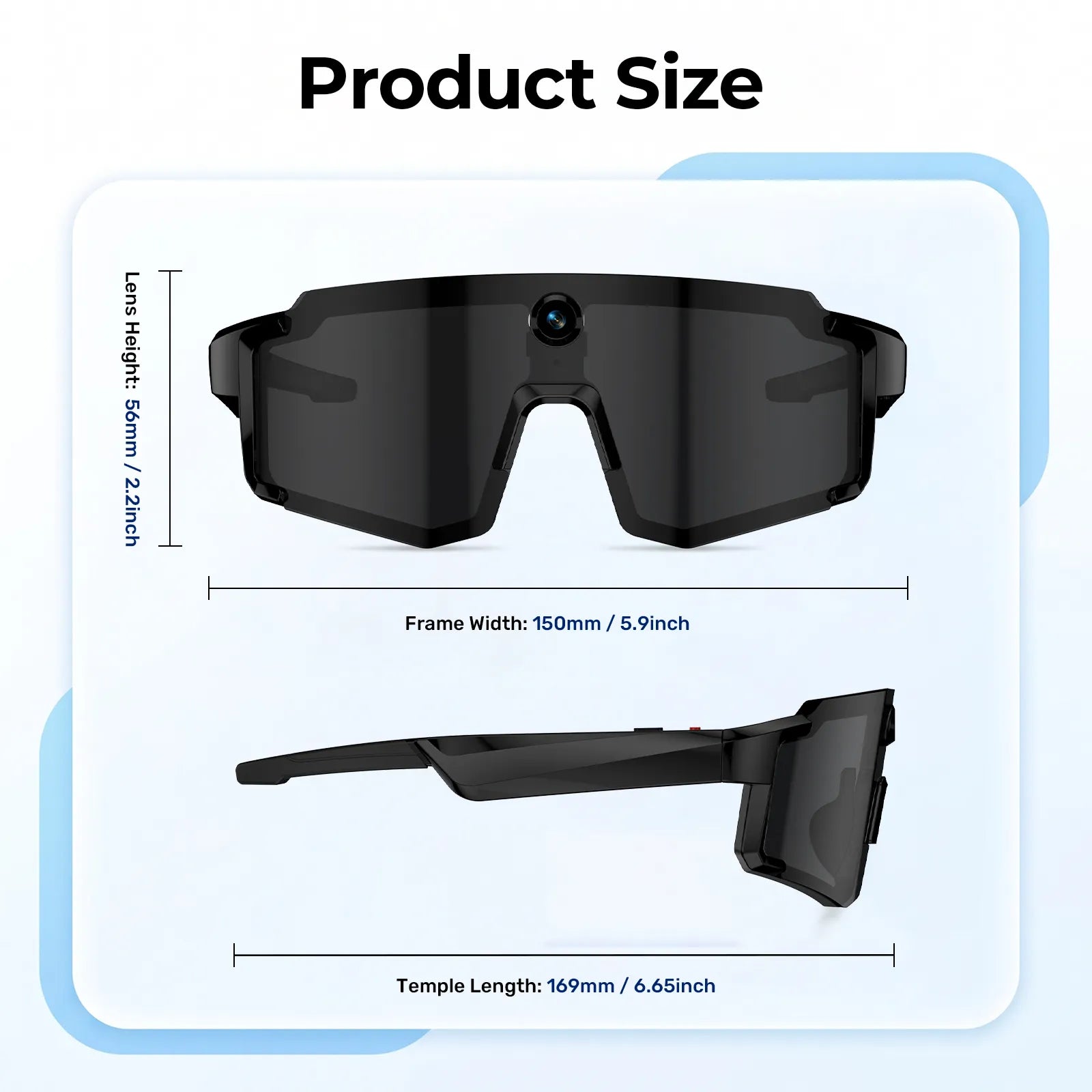 Eydology Smart 05 Black AI Smart Glasses 15