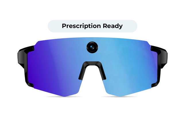 Eydology Smart 05 Black w Blue Mirror Lens AI Smart Glasses 1