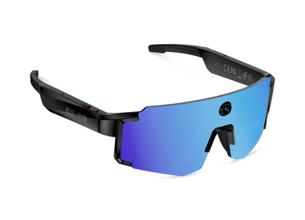 Eydology Smart 05 Black w Blue Mirror Lens AI Smart Glasses 2