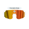 Eydology Smart 05 White w Orange Mirror Lens AI Smart Glasses 1