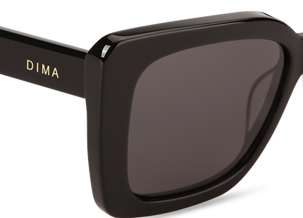 Eydology Stella Black Frame Grey Lens Glasses 4