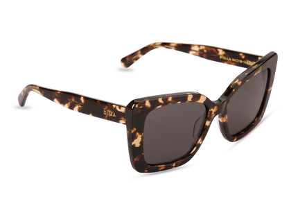 Eydology Stella Blonde Tortoise Frame Grey Lens Glasses 2