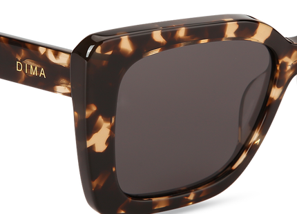 Eydology Stella Blonde Tortoise Frame Grey Lens Glasses 4