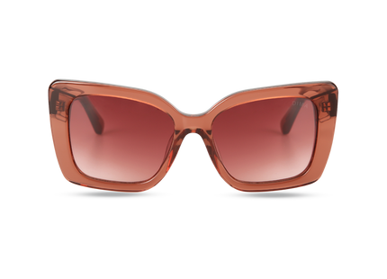 Eydology Stella Claret Frame Redwood Gradient Lens Glasses 1