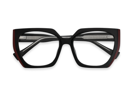 Eydology Sterling Black Women's Cat Eye Glasses 1
