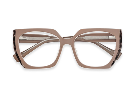 Eydology Sterling Dusty Pink Women's Cat Eye Glasses 1