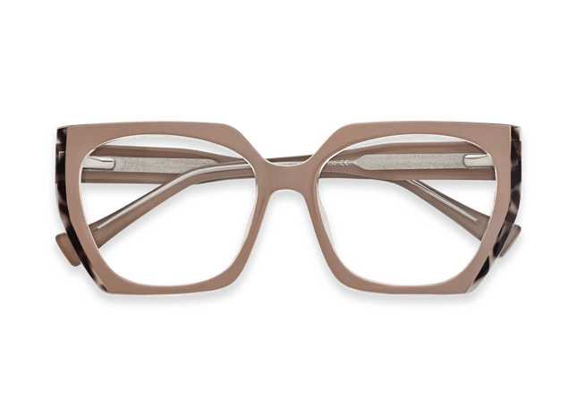 Eydology Sterling Dusty Pink Women's Cat Eye Glasses 1
