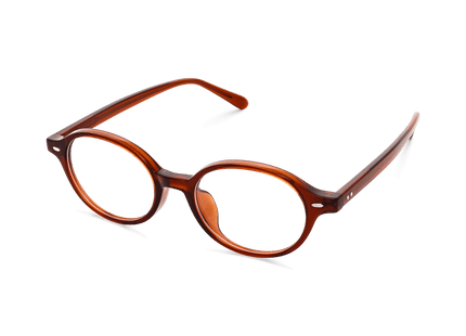 Eydology Sylvia Clear Brown Glasses 2