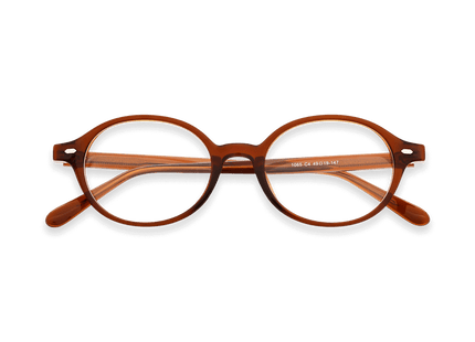 Eydology Sylvia Clear Brown Glasses 3