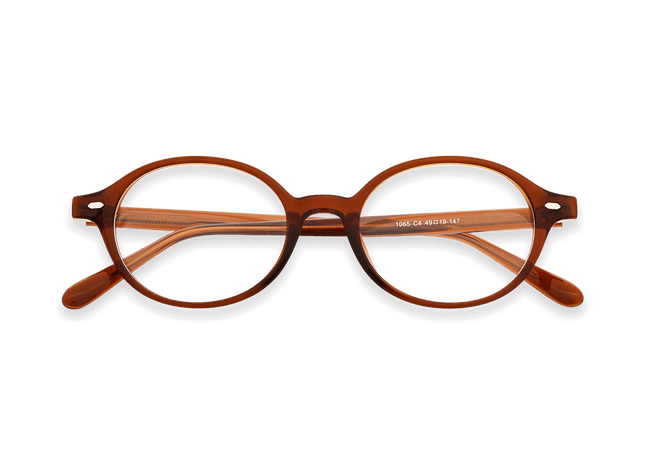 Eydology Sylvia Clear Brown Glasses 3