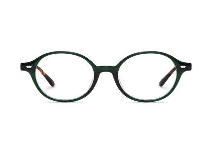 Eydology Sylvia Clear Green Glasses 1