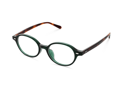 Eydology Sylvia Clear Green Glasses 2