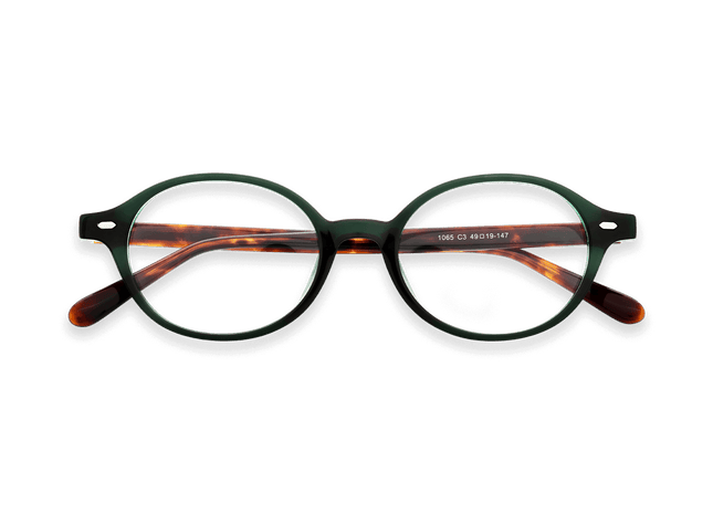 Eydology Sylvia Clear Green Glasses 3