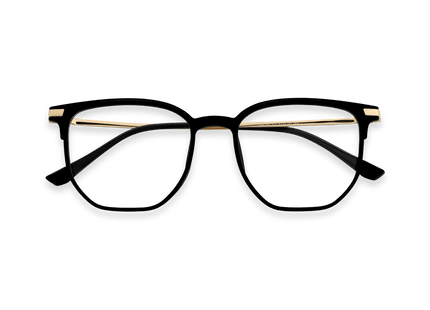 Eydology Tadeo Black/Gold Glasses 1