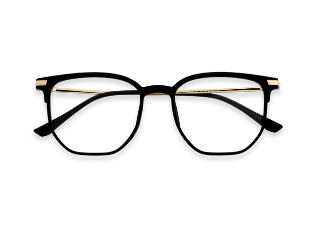 Eydology Tadeo Black/Gold Glasses 1