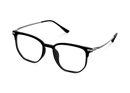 Eydology Tadeo Black/Silver Glasses 3