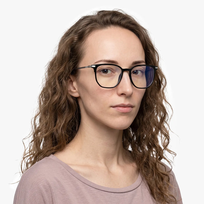 Eydology Tadeo Black/Silver Glasses 4