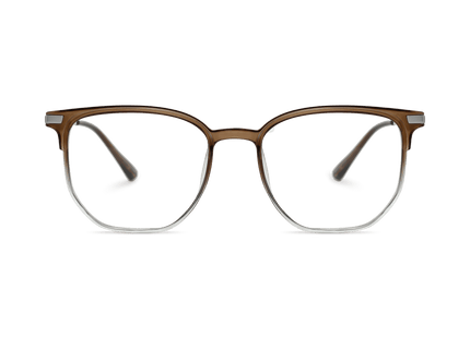 Eydology Tadeo Clear Brown Green/Silver Glasses 2