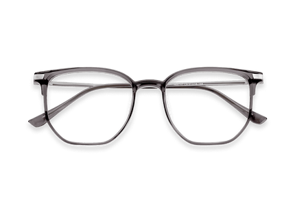 Eydology Tadeo Clear Grey/Silver Glasses 1