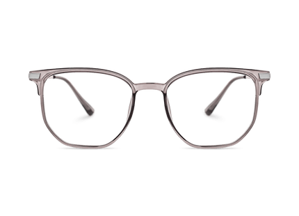 Eydology Tadeo Clear Purple Grey/Gun Glasses 2