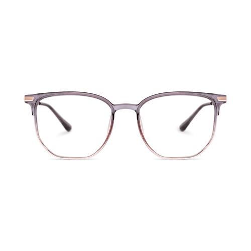 Eydology Tadeo Clear Purple Pink/Rose Gold Glasses 2