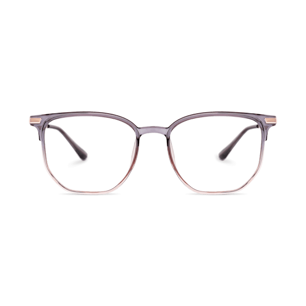 Eydology Tadeo Clear Purple Pink/Rose Gold Glasses 2