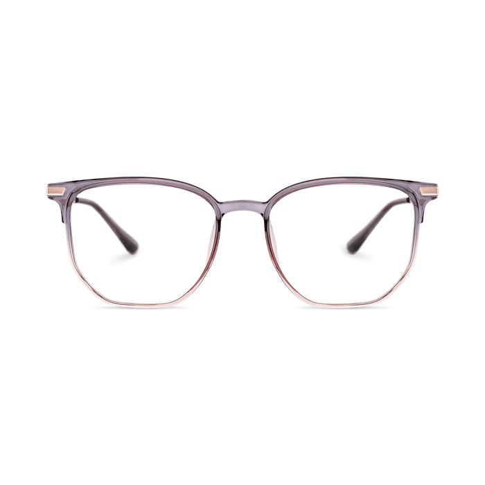 Eydology Tadeo Clear Purple Pink/Rose Gold Glasses 2