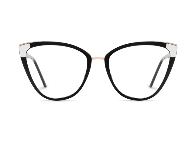 Eydology Tate Black Women's Cat Eye Glasses 2