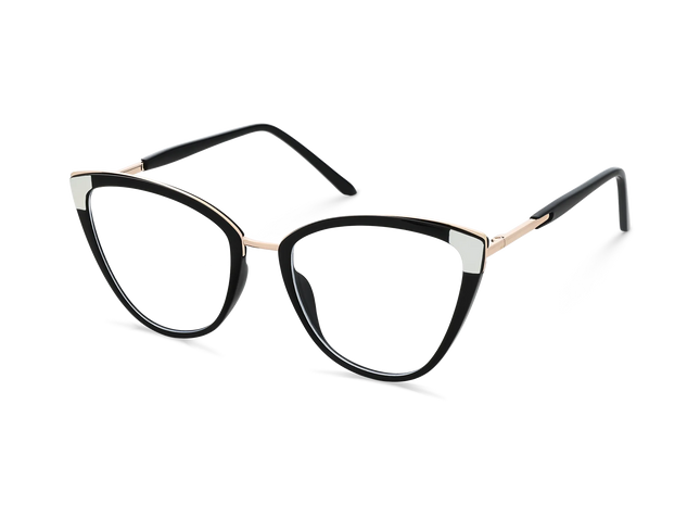Eydology Tate Black Women's Cat Eye Glasses 3