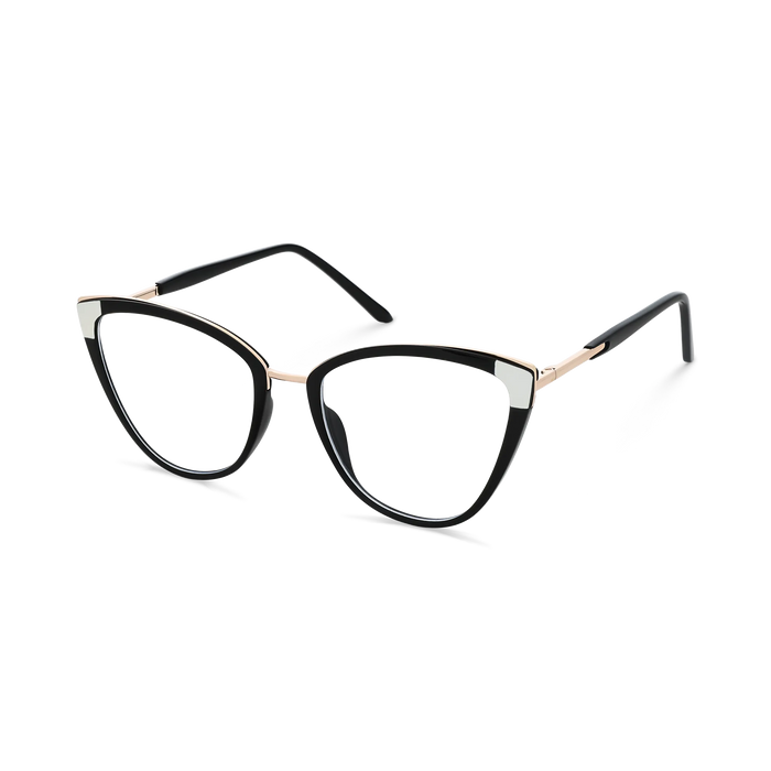 Eydology Tate Black Women's Cat Eye Glasses 3