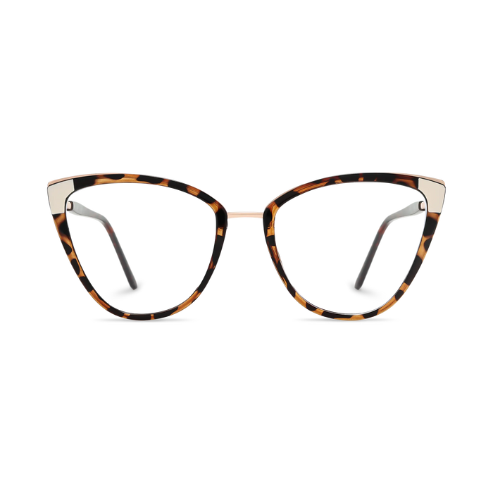 Eydology Tate Pink Tortoise Women's Cat Eye Glasses 2