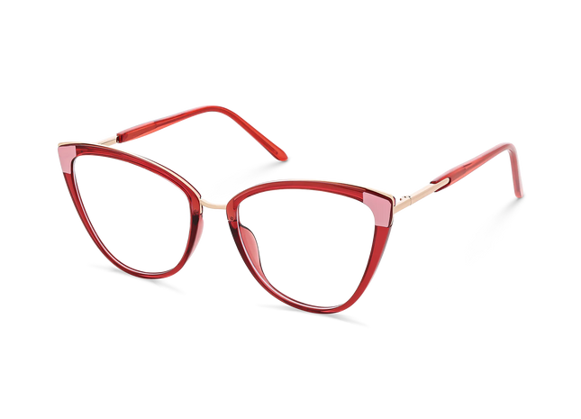 Eydology Tate Red Women's Cat Eye Glasses 3