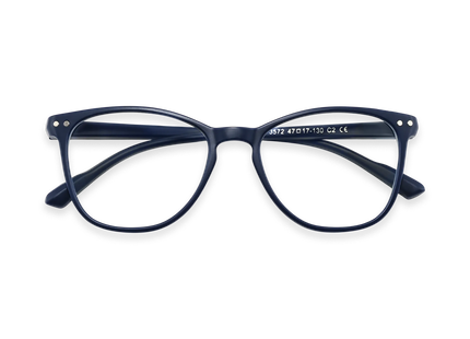 Eydology Tayla Matte Navy Kids Glasses 1