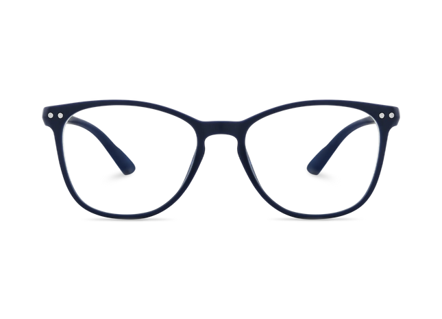 Eydology Tayla Matte Navy Kids Glasses 2