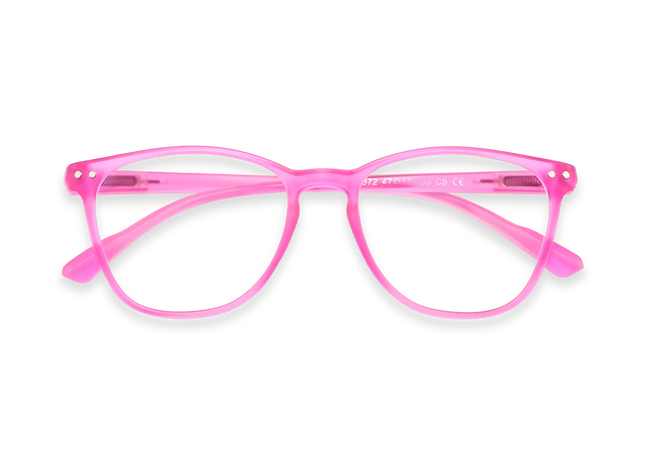 Eydology Tayla Matte Pink Kids Glasses 1