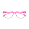 Eydology Tayla Matte Pink Kids Glasses 1