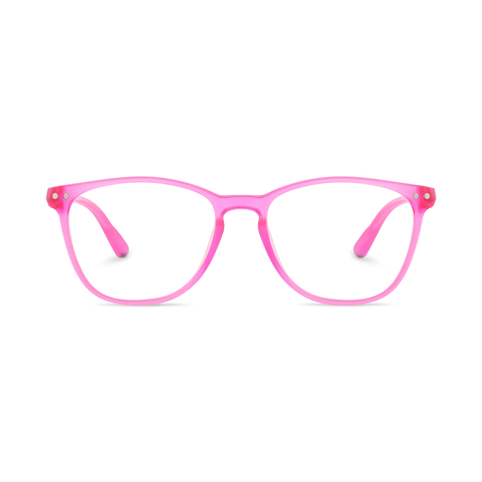 Eydology Tayla Matte Pink Kids Glasses 2