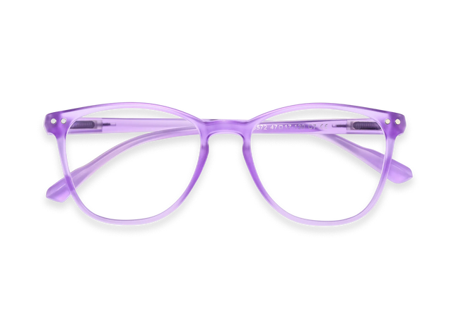 Eydology Tayla Matte Purple Kids Glasses 1