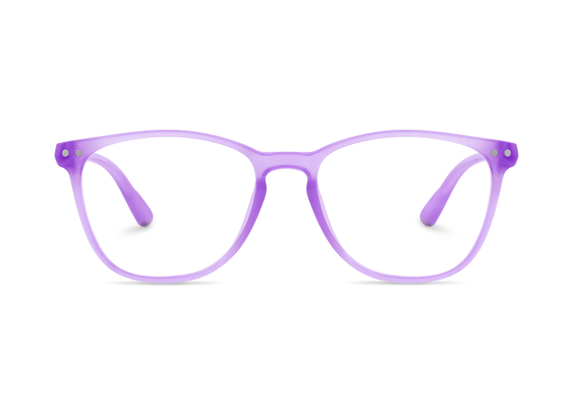 Eydology Tayla Matte Purple Kids Glasses 2