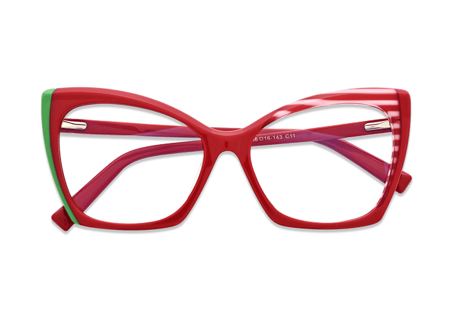 Eydology Tiana Red Glasses 3