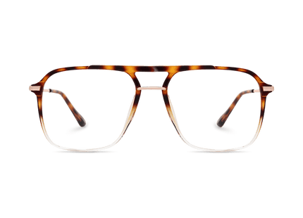 Eydology Tori Gradient Demi/Rose Gold Glasses 2