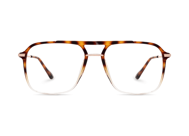 Eydology Tori Gradient Demi/Rose Gold Glasses 2