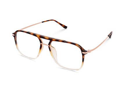 Eydology Tori Gradient Demi/Rose Gold Glasses 3