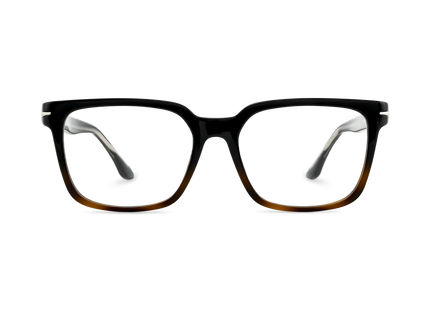 Eydology Trenton Black to Tortoise Square Eyeglasses 2