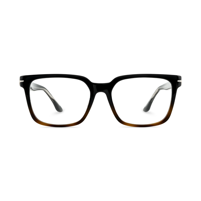 Eydology Trenton Black to Tortoise Square Eyeglasses 2