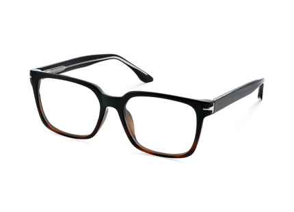 Eydology Trenton Black to Tortoise Square Eyeglasses 3