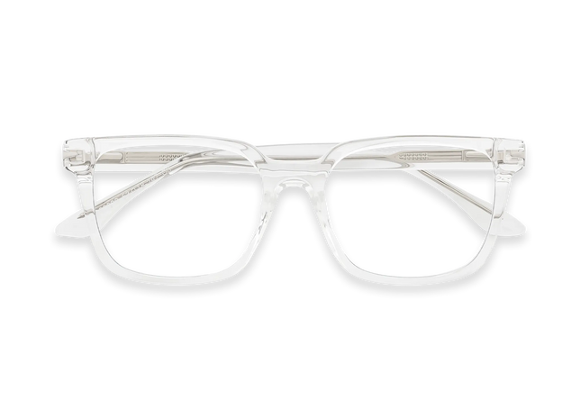 Eydology Trenton Clear Square Eyeglasses 1