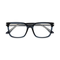 Eydology Trenton Transparent Dark Blue Square Eyeglasses 1