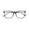 Eydology Trenton Transparent Grey Square Eyeglasses 1
