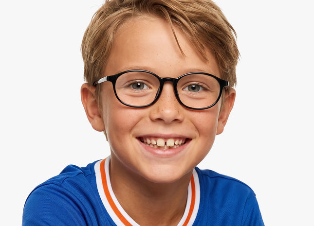 Eydology Trey Black Kids Glasses 3
